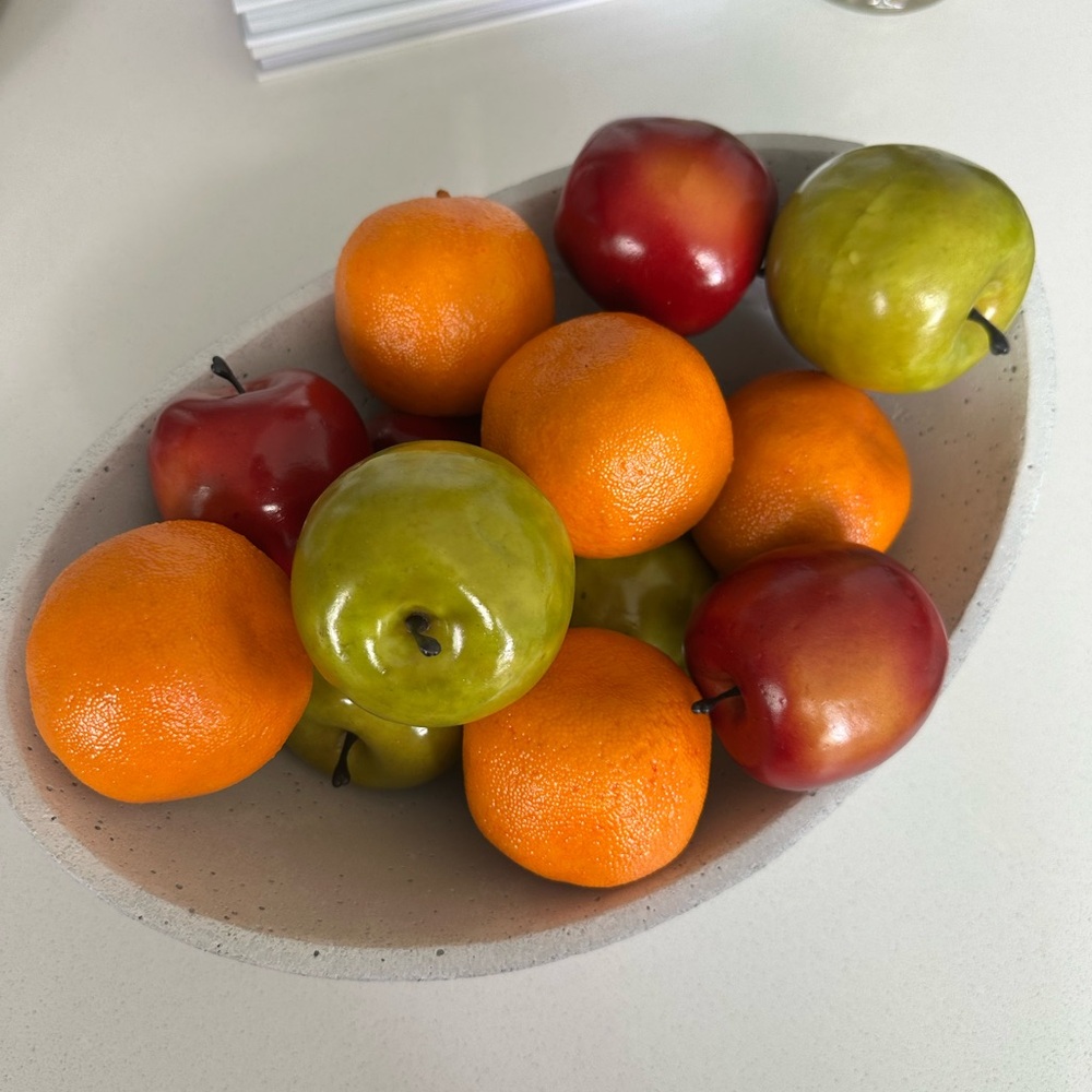 Fake Fruit Orange, Green and Red Apples - Picture 3 of 4